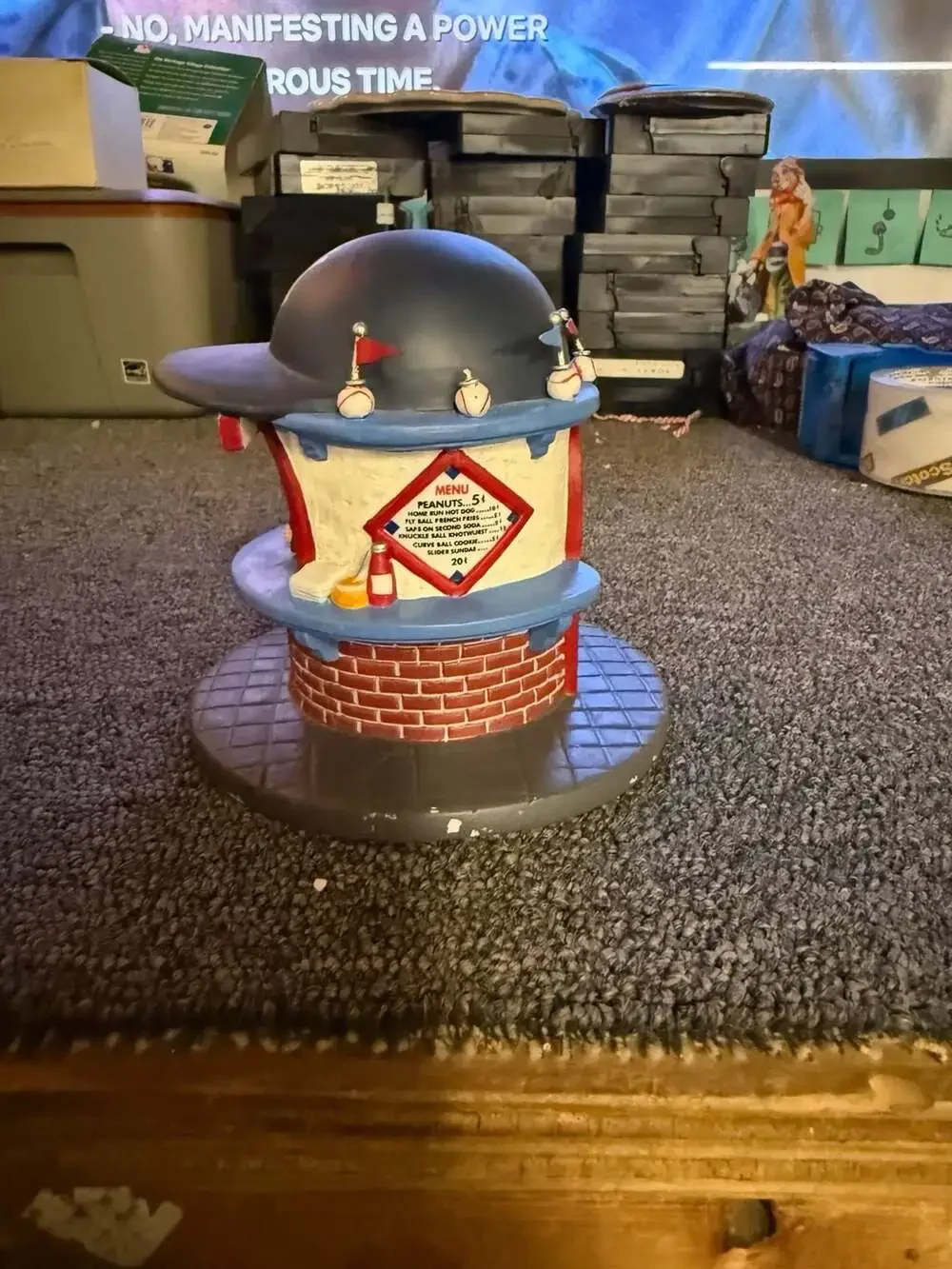 Department 56 Christmas in the City New York Yankees Refreshments Concession Sta